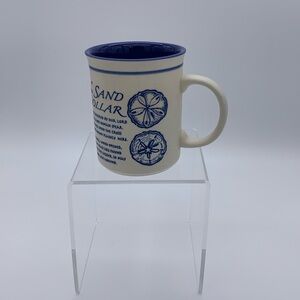Decorative Legendary Sand Dollar Stoneware  Coffee Mug With Handle